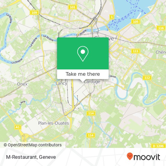 M-Restaurant map