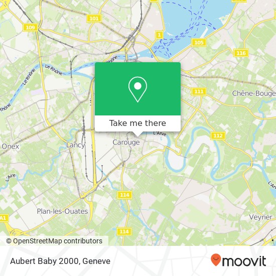 Aubert Baby 2000 map