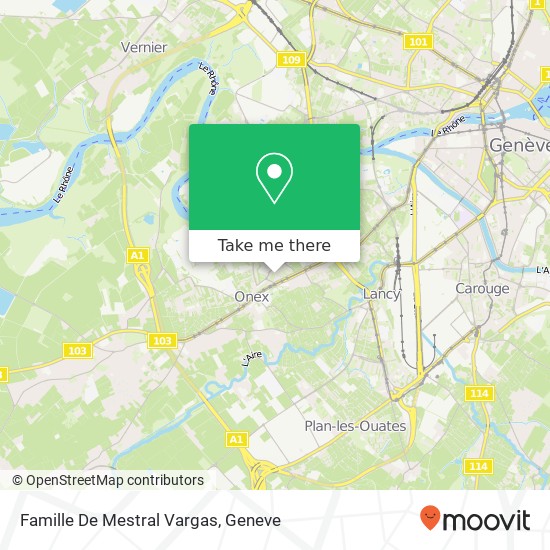 Famille De Mestral Vargas map