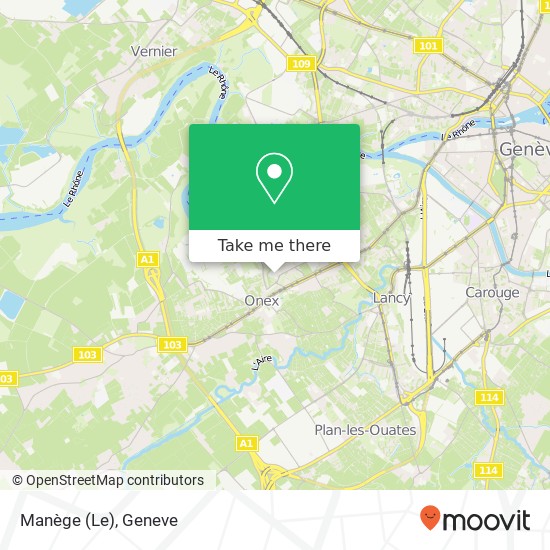 Manège (Le) map