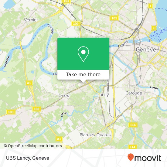 UBS Lancy map