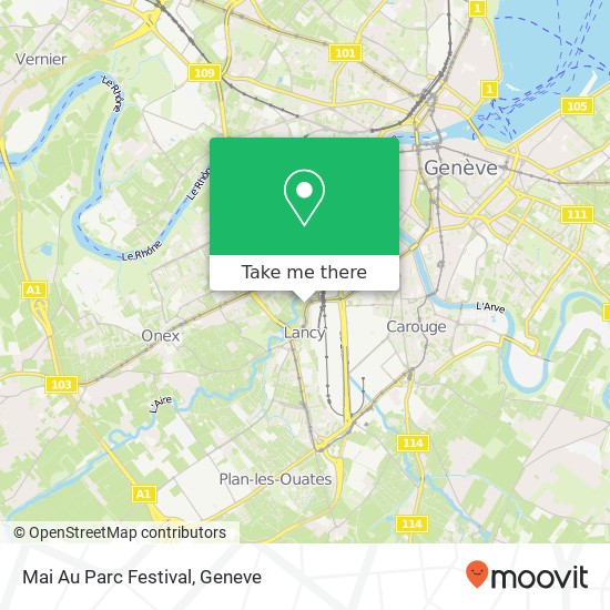 Mai Au Parc Festival map