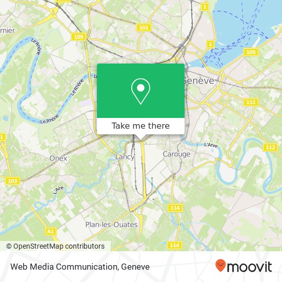 Web Media Communication map