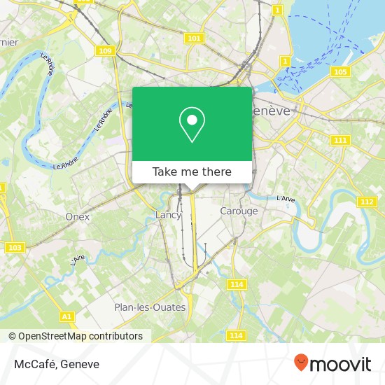 McCafé map