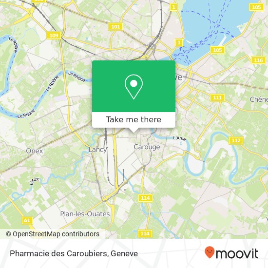 Pharmacie des Caroubiers map
