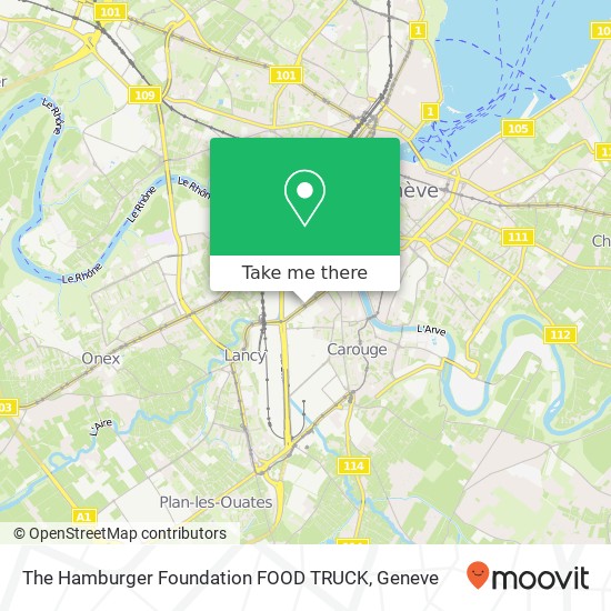 The Hamburger Foundation FOOD TRUCK Karte