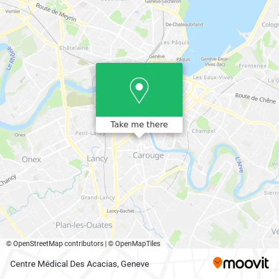 Centre Médical Des Acacias map