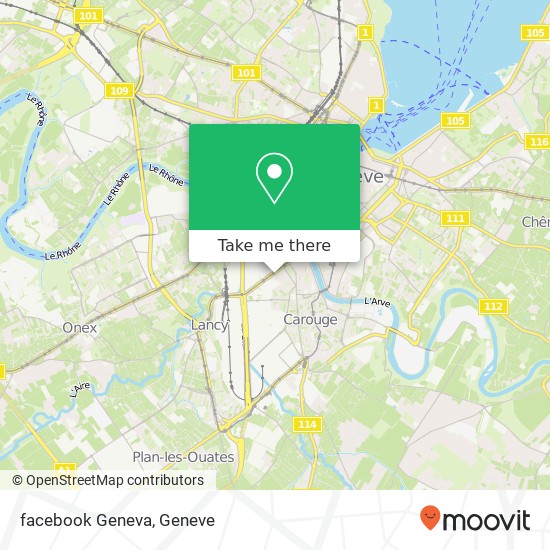 facebook Geneva map