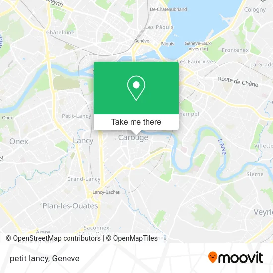 petit lancy map