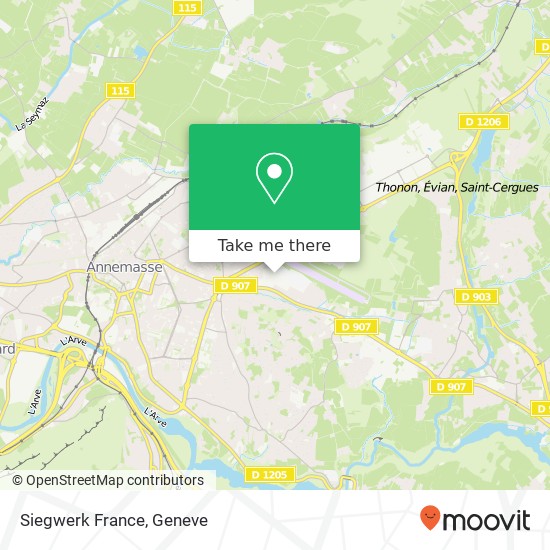 Siegwerk France map