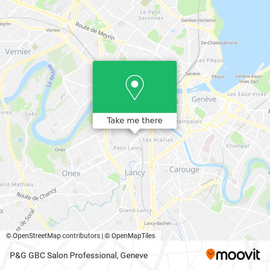 P&G GBC Salon Professional map