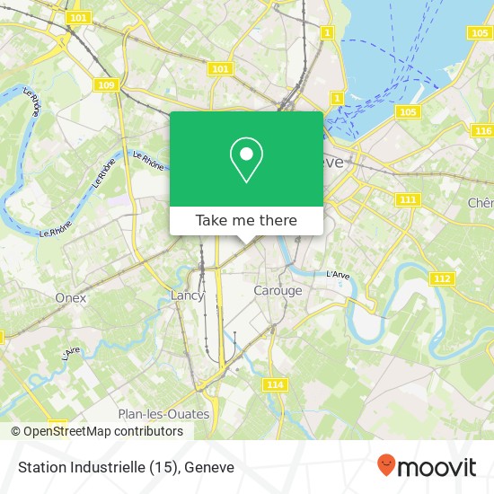 Station Industrielle (15) Karte