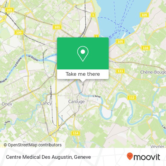 Centre Medical Des Augustin map