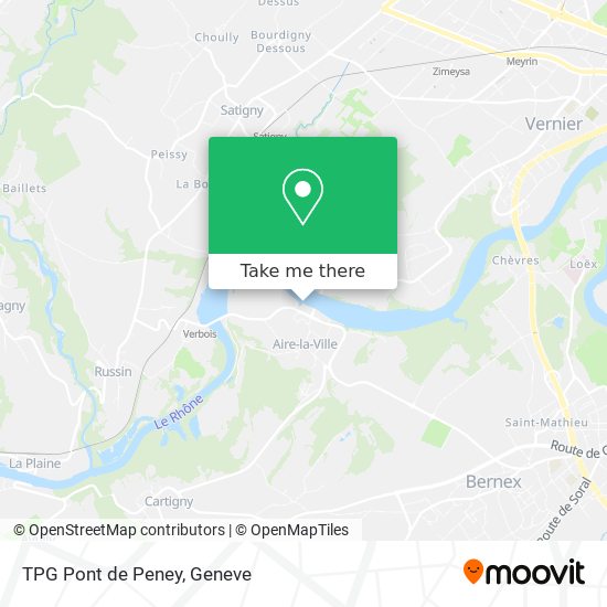 TPG Pont de Peney map