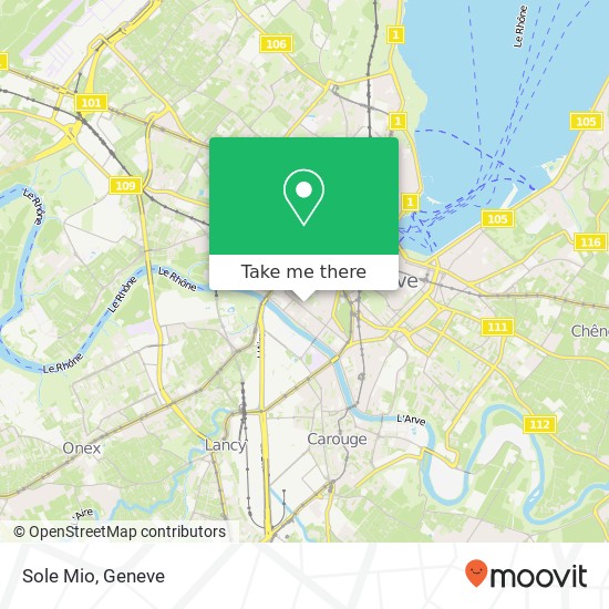 Sole Mio map