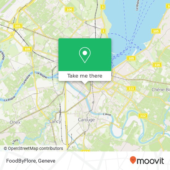 FoodByFlore map