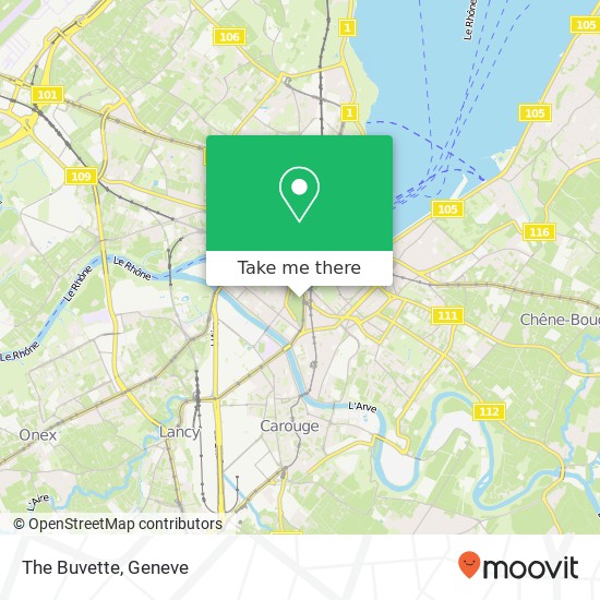 The Buvette map