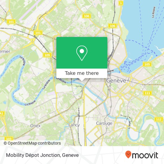 Mobility Dépot Jonction map
