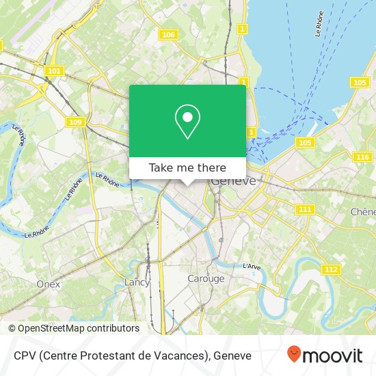 CPV (Centre Protestant de Vacances) map