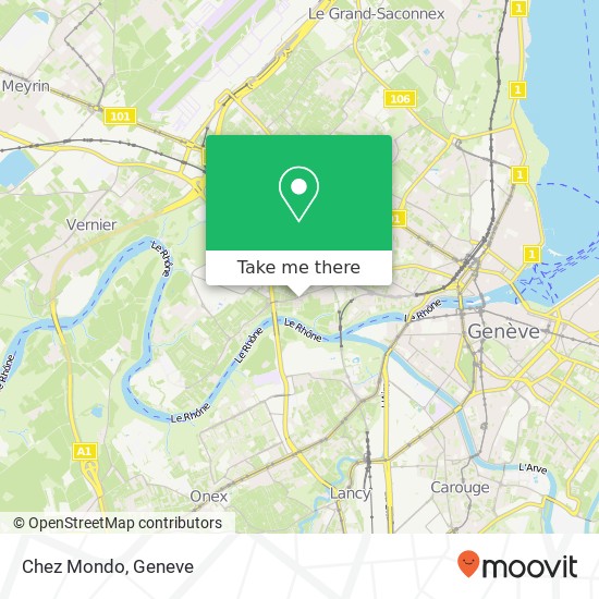 Chez Mondo map