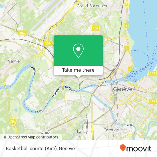 Basketball courts (Aïre) map