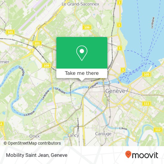 Mobility Saint Jean map