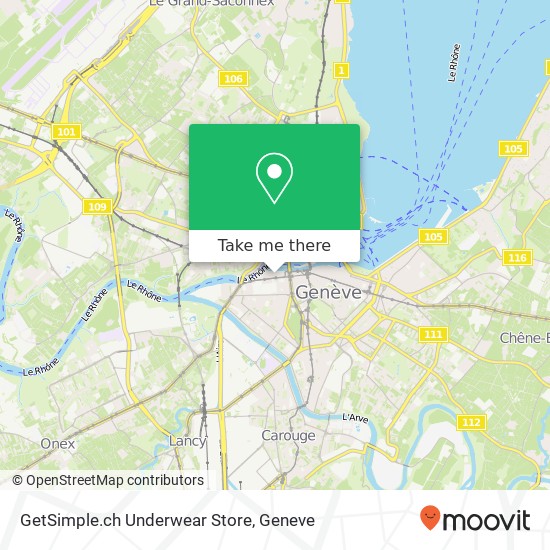 GetSimple.ch Underwear Store map