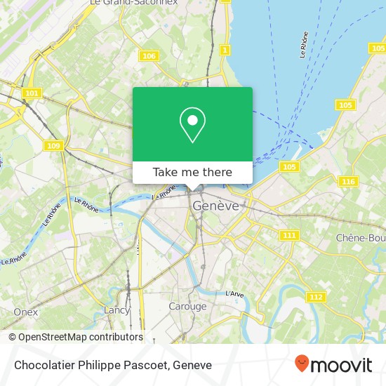 Chocolatier Philippe Pascoet map