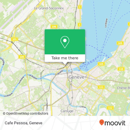 Cafe Pessoa map