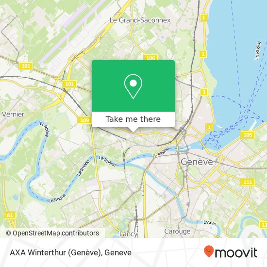 AXA Winterthur (Genève) map