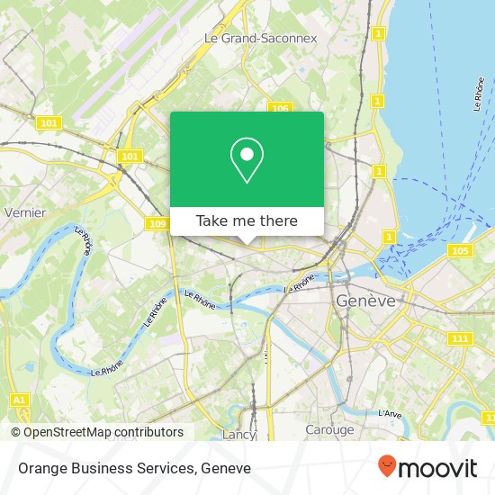 Orange Business Services Karte