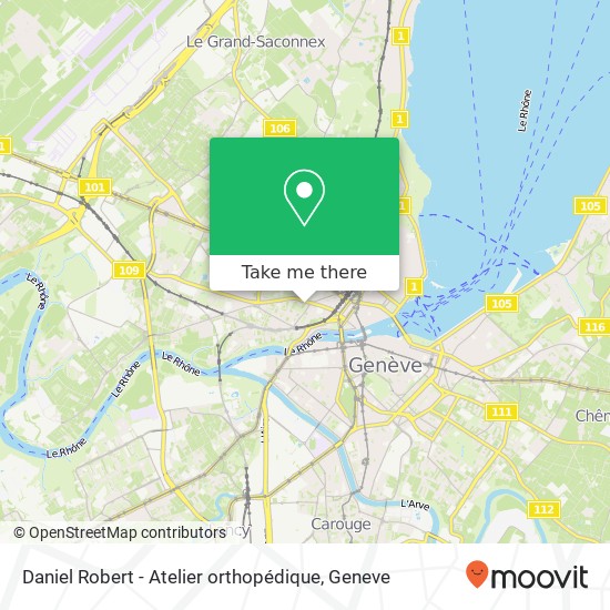 Daniel Robert - Atelier orthopédique map