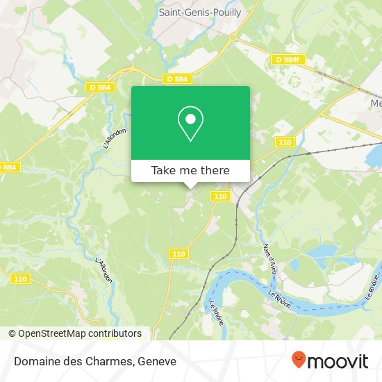 Domaine des Charmes map