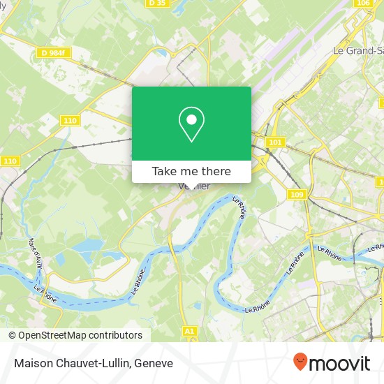 Maison Chauvet-Lullin Karte