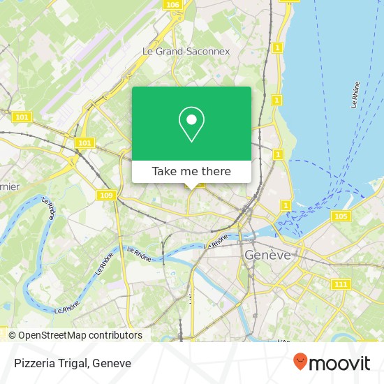 Pizzeria Trigal map