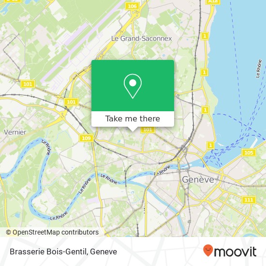 Brasserie Bois-Gentil map