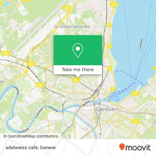 edelweiss café map