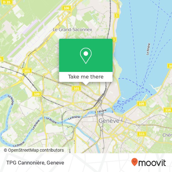 TPG Cannonière map