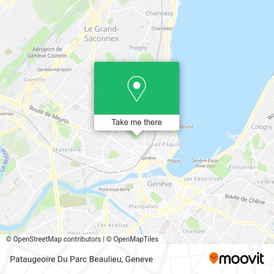 Pataugeoire Du Parc Beaulieu map