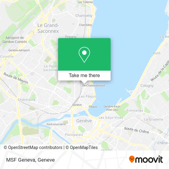 MSF Geneva map