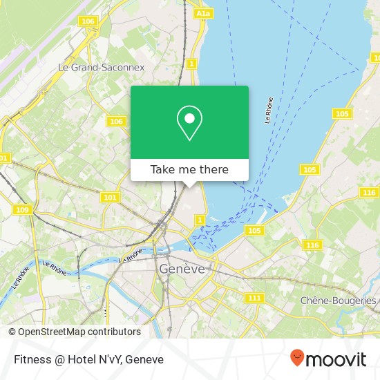 Fitness @ Hotel N'vY map