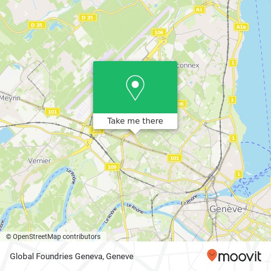 Global Foundries Geneva map