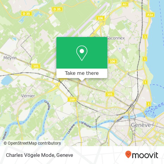 Charles Vögele Mode map