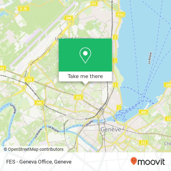 FES - Geneva Office Karte