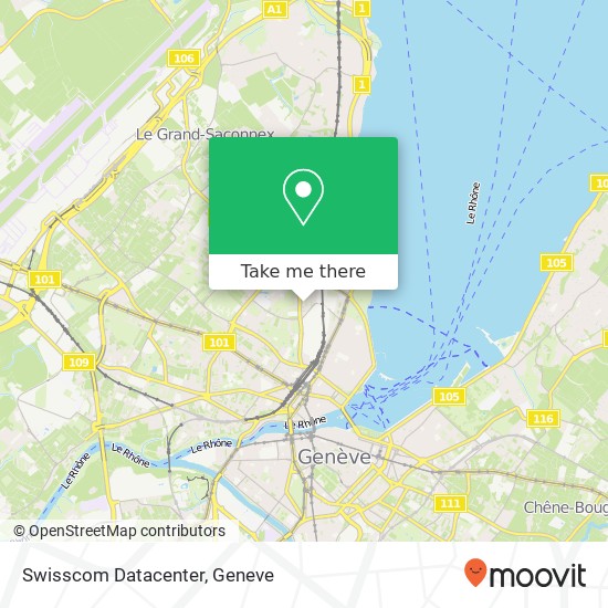 Swisscom Datacenter Karte
