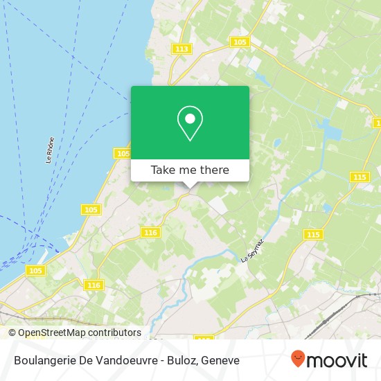 Boulangerie De Vandoeuvre - Buloz map