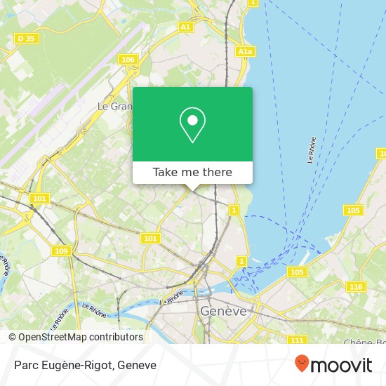 Parc Eugène-Rigot Karte