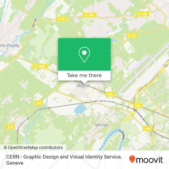 CERN - Graphic Design and Visual Identity Service Karte