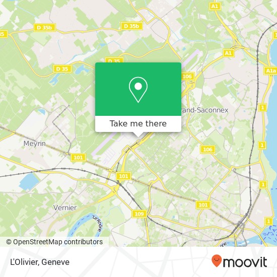 L'Olivier map