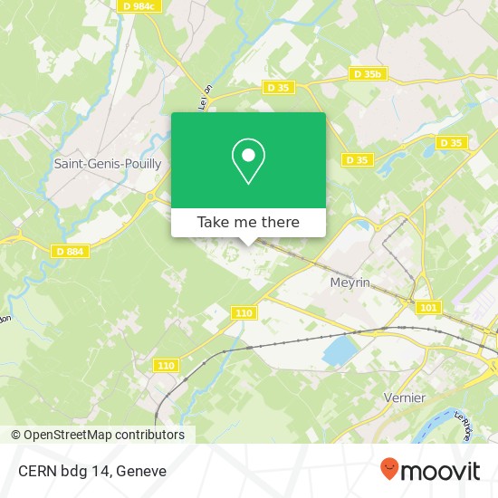 CERN bdg 14 map